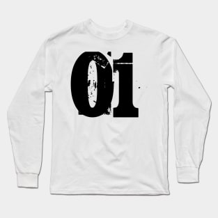 01 number Long Sleeve T-Shirt